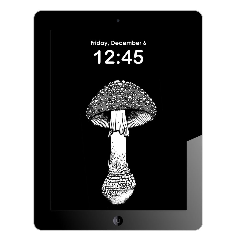 fly-agaric-tablet-wallpaper