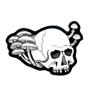 Deadly Skullcap Sticker